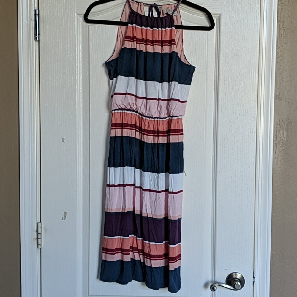 The Loft striped summer dress